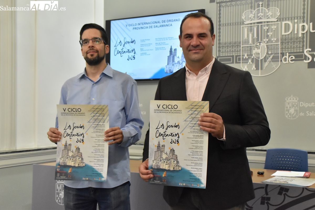 Catorce conciertos de órgano recorrerán la provincia de Salamanca de septiembre a noviembre