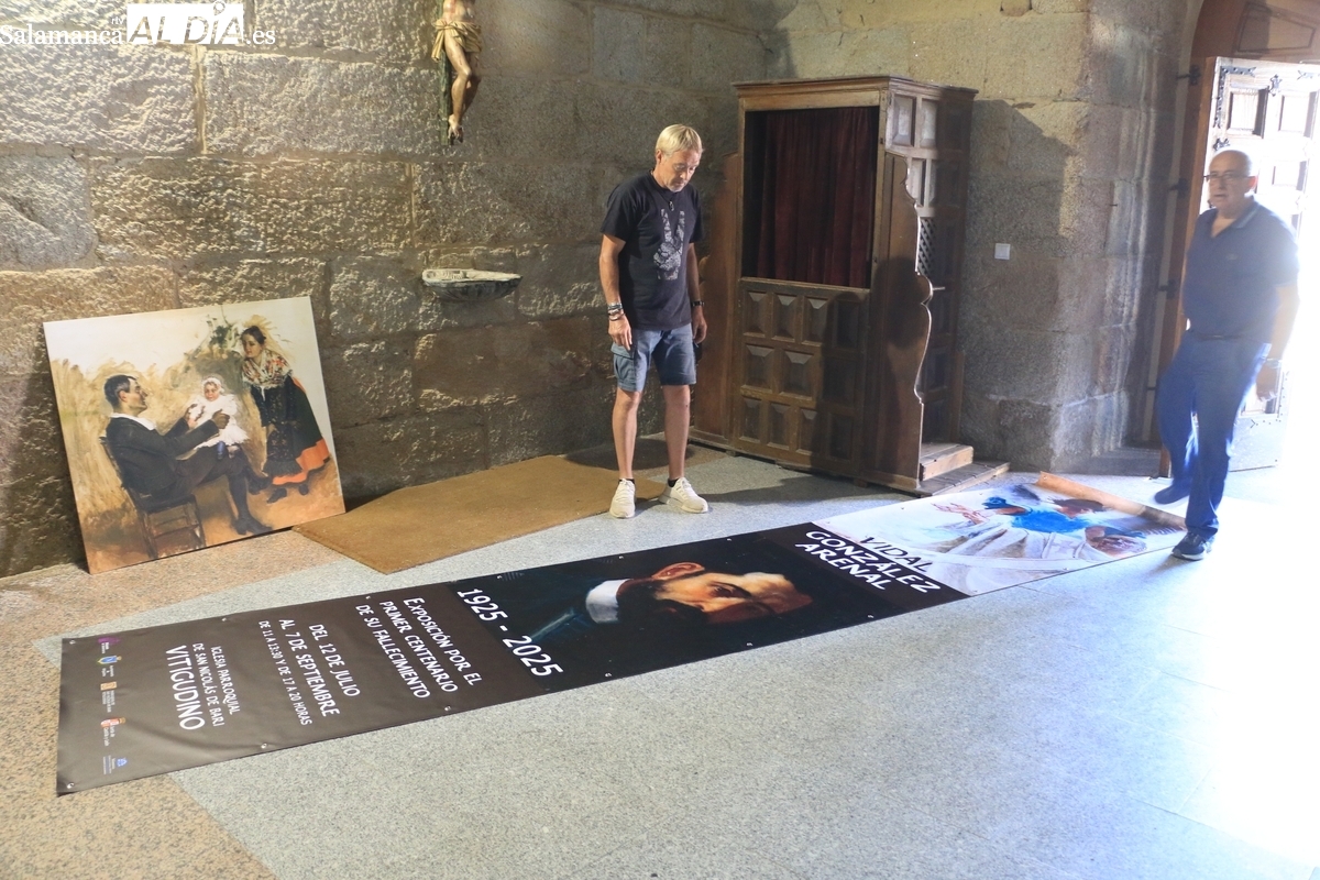 Vitigudino homenajeará a su pintor Vidal González con una placa en la fachada del Ayuntamiento