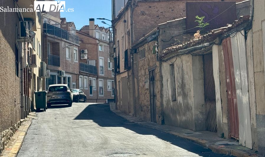 Finaliza la renovación de la calle Aire en Alba de Tormes tras una inversión de 70.180 euros