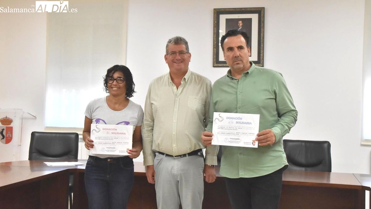 El Ayuntamiento de Cabrerizos entrega 1.000 euros de su paella solidaria a dos asociaciones locales