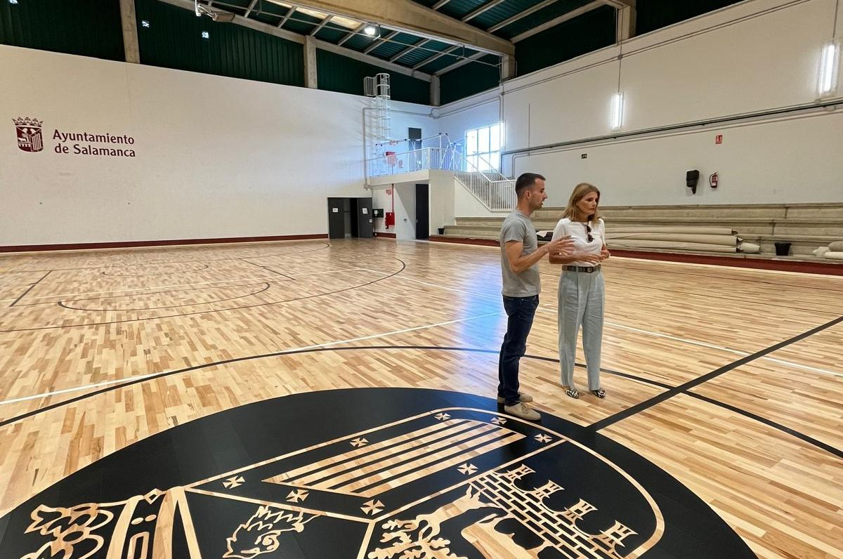 El pabellón Lazarillo de Tormes, con nuevo pavimento