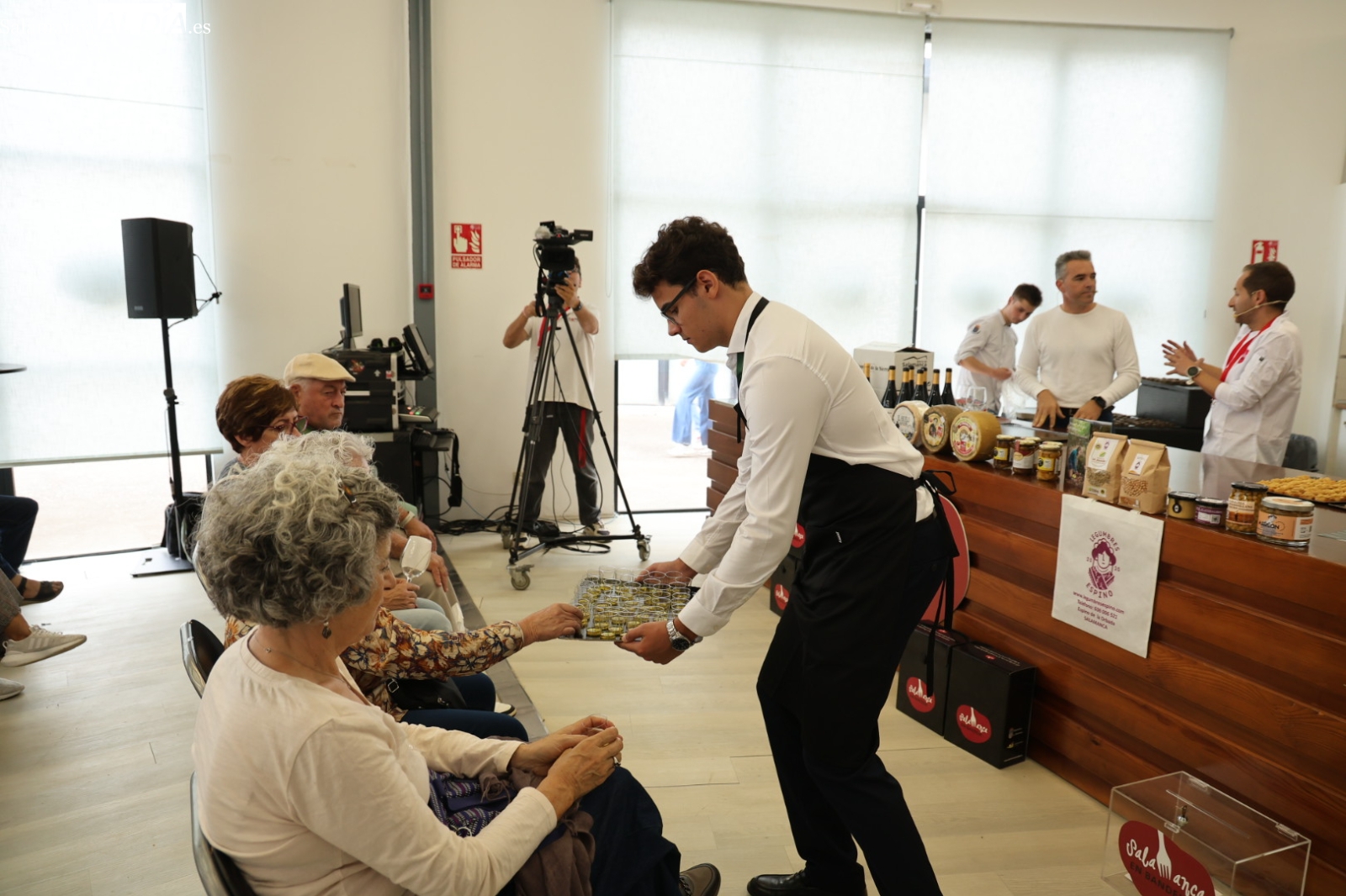 FOTOS | Los sabores de Salamanca protagonizan una exitosa cata y showcooking