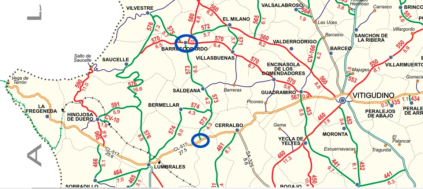Nuevo paso para la mejora de la carretera de Barruecopardo a la CL-517 por Saldeana