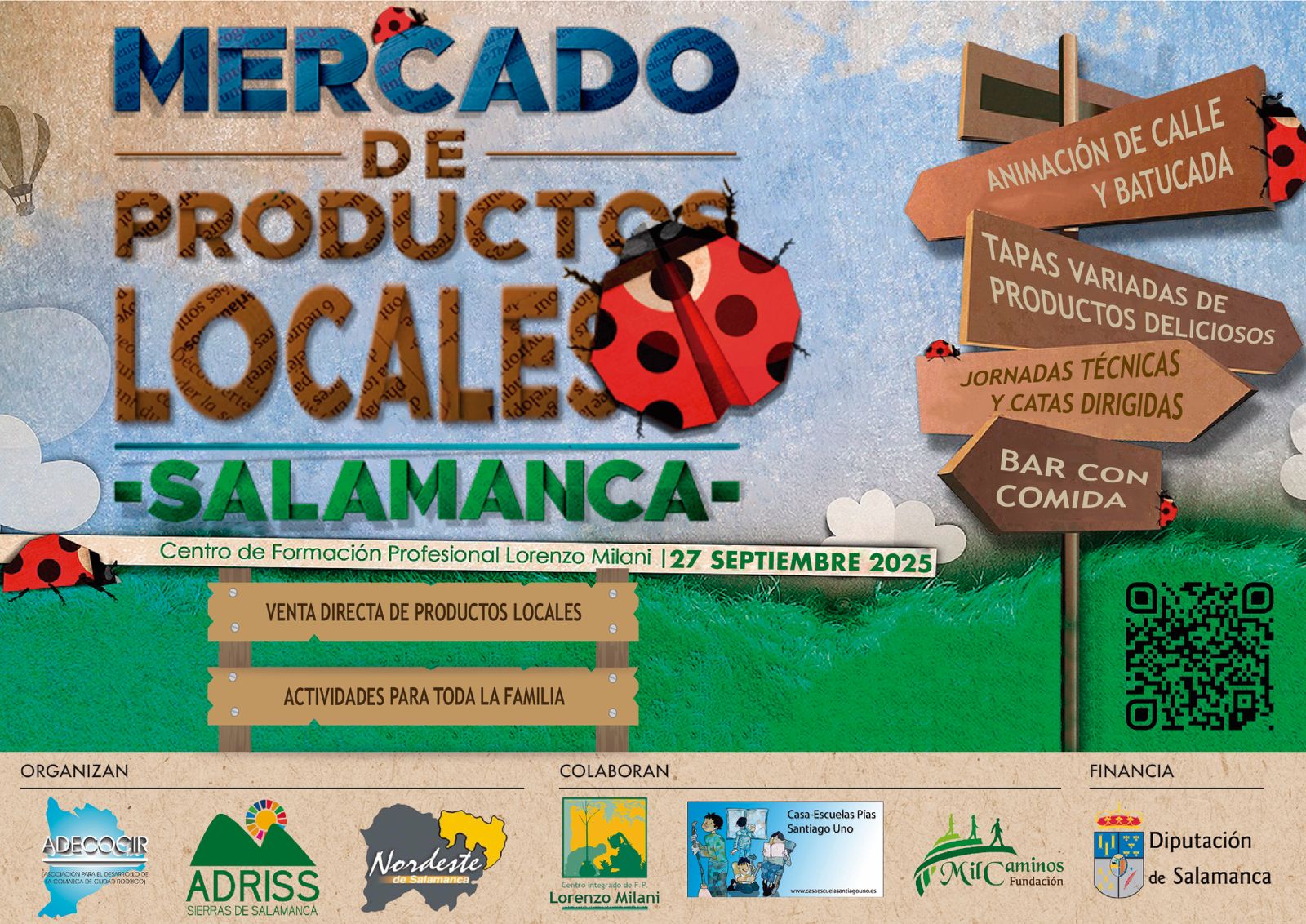 Salamanca acoge un mercado con 18 productores locales y actividades para todos los públicos