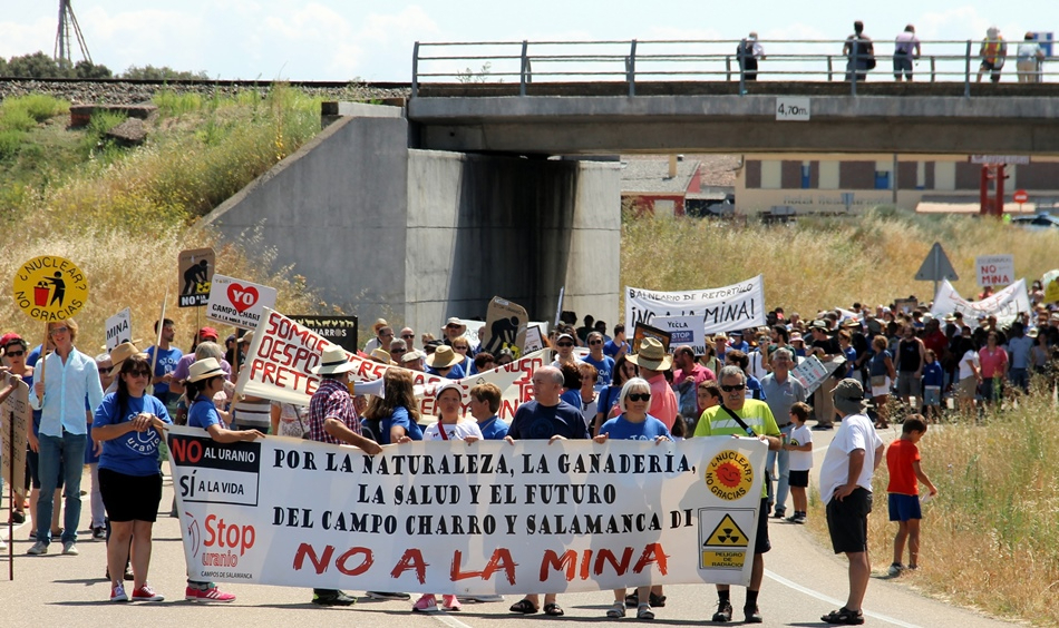 Stop Uranio convoca una protesta para denunciar los daños de Berkeley y su chantaje al Gobierno
