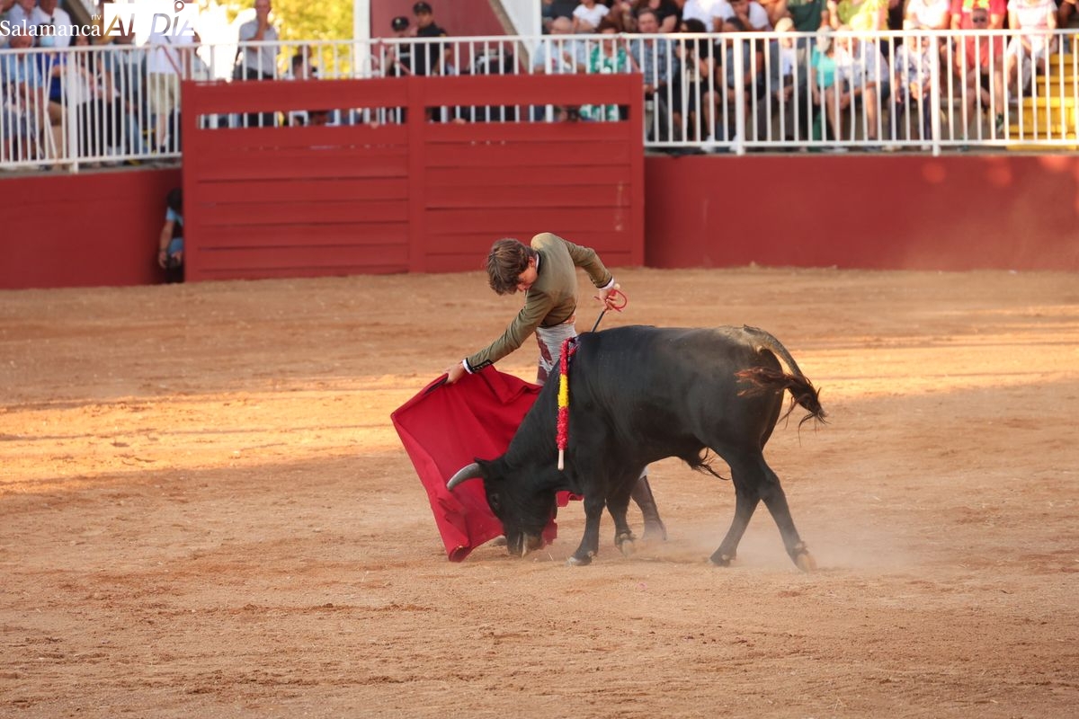 GALERÍA DE FOTOS | El futuro del toreo salmantino se examina ante novillos de Esteban Isidro en Salamaq