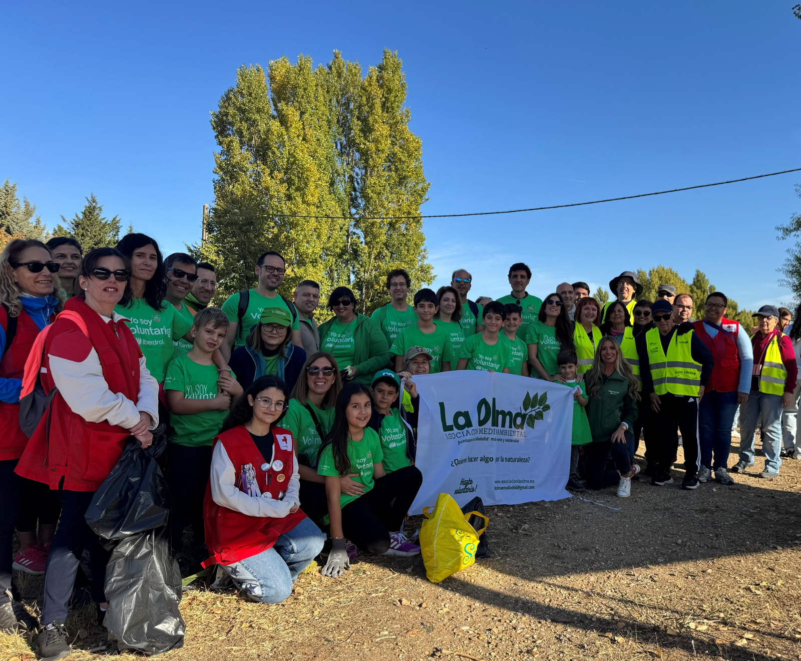 Cerca de 200 voluntarios de Iberdrola reforestan zonas quemadas y apoyan a colectivos en Castilla y León