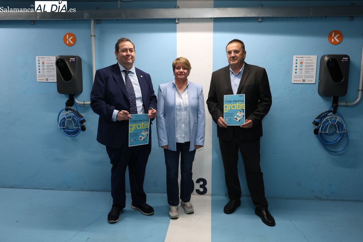 Seis puntos de recarga a coste cero para que los coches eléctricos vuelvan al centro de Salamanca