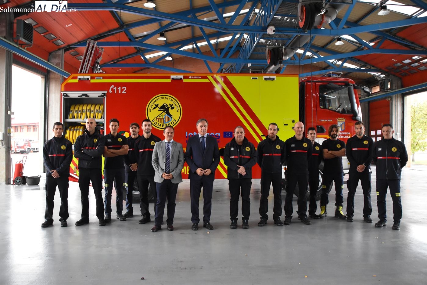 VÍDEO y FOTOS | Un gigante de 20.000 litros: así es el nuevo camión de bomberos en Salamanca