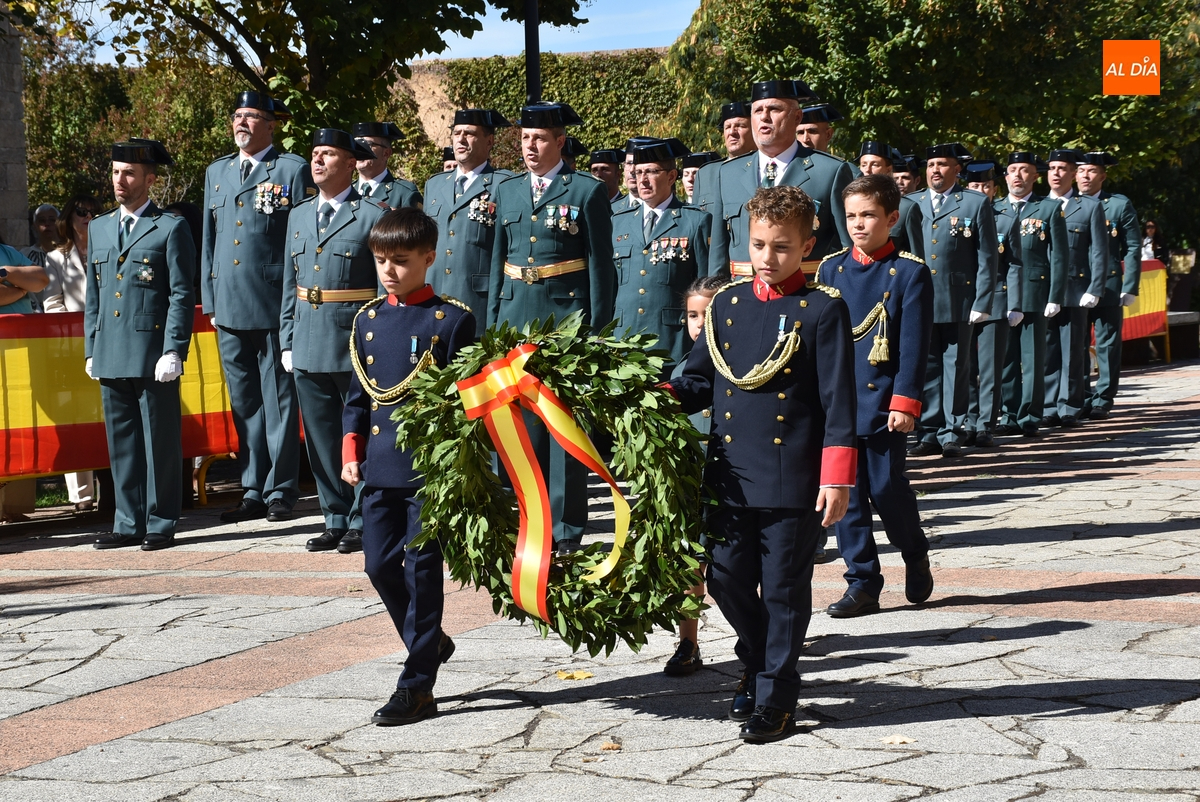 La Benemérita mirobrigense rinde homenaje a dos veteranos y a los caídos del Cuerpo