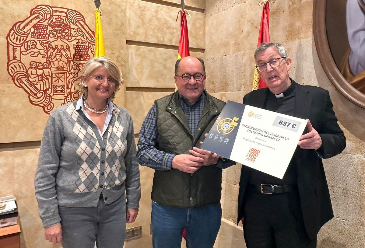 El bocadillo solidario de la UPSA recauda 837 euros para Proyecto Hombre