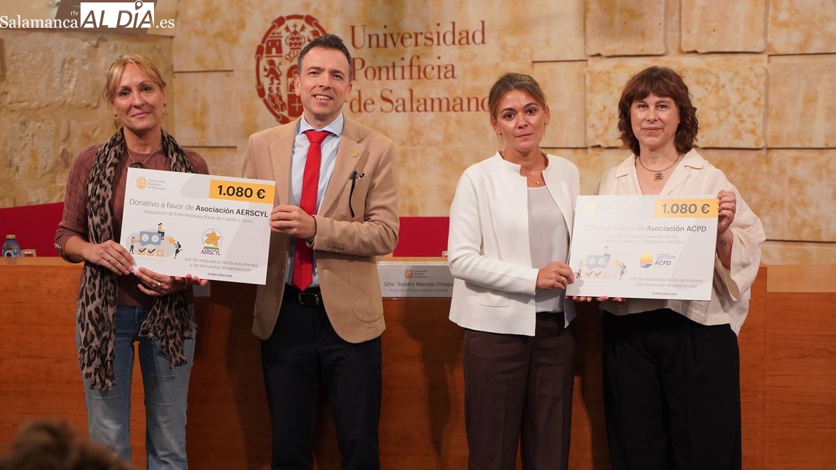 La solidaridad estudiantil de la UPSA permite donar más de 2.000 euros para cuidados paliativos y enfermedades raras