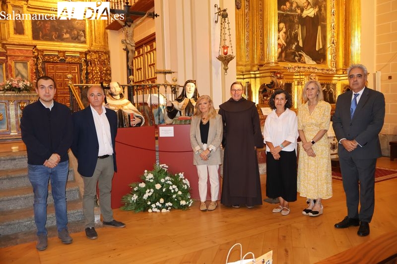 Alba de Tormes recupera el esplendor de las esculturas de Santa Teresa y San Juan de la Cruz de la Orden de Carmelitas Descalzos