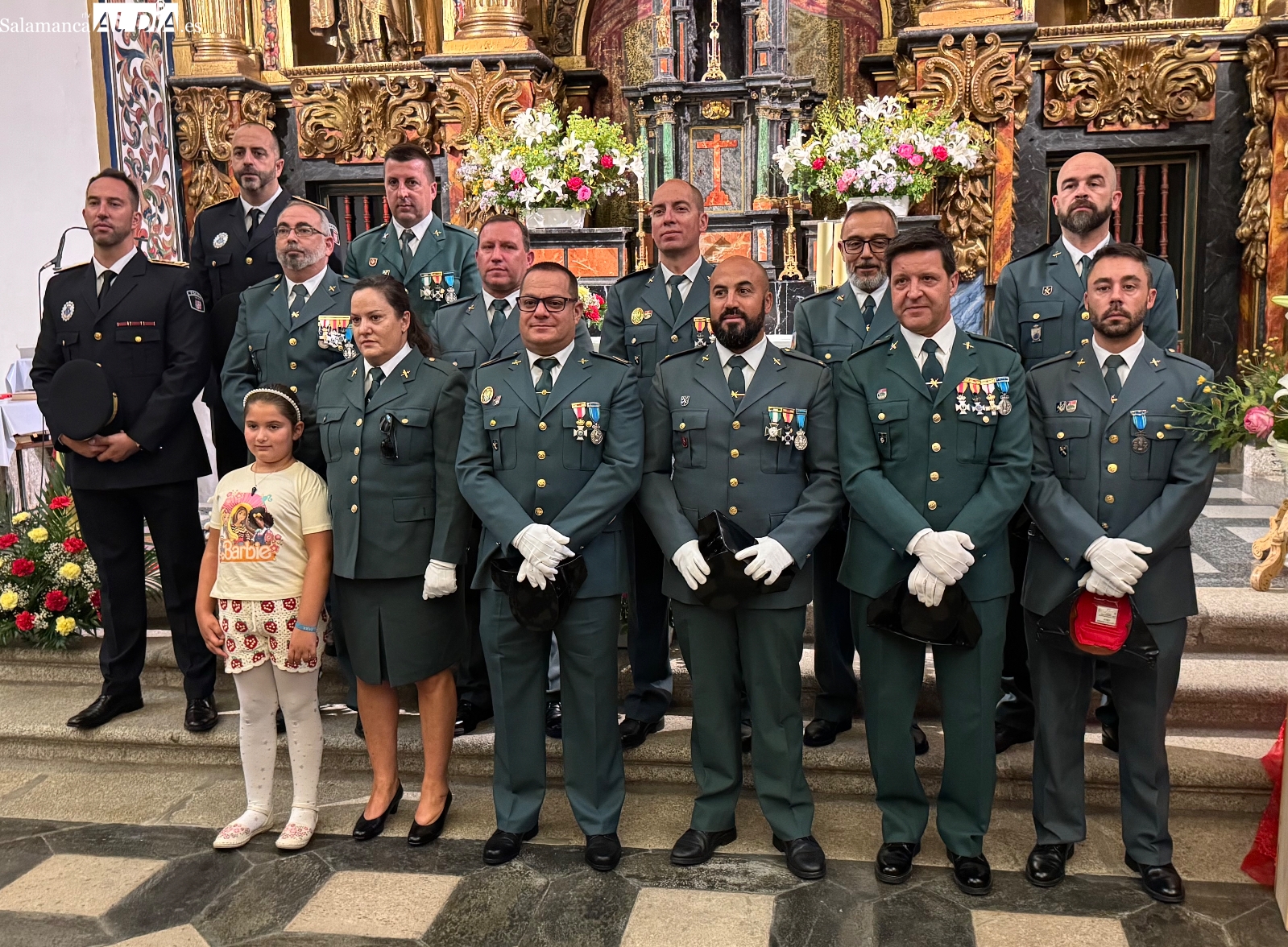 Peñaranda acompaña a la Guardia Civil en su día grande