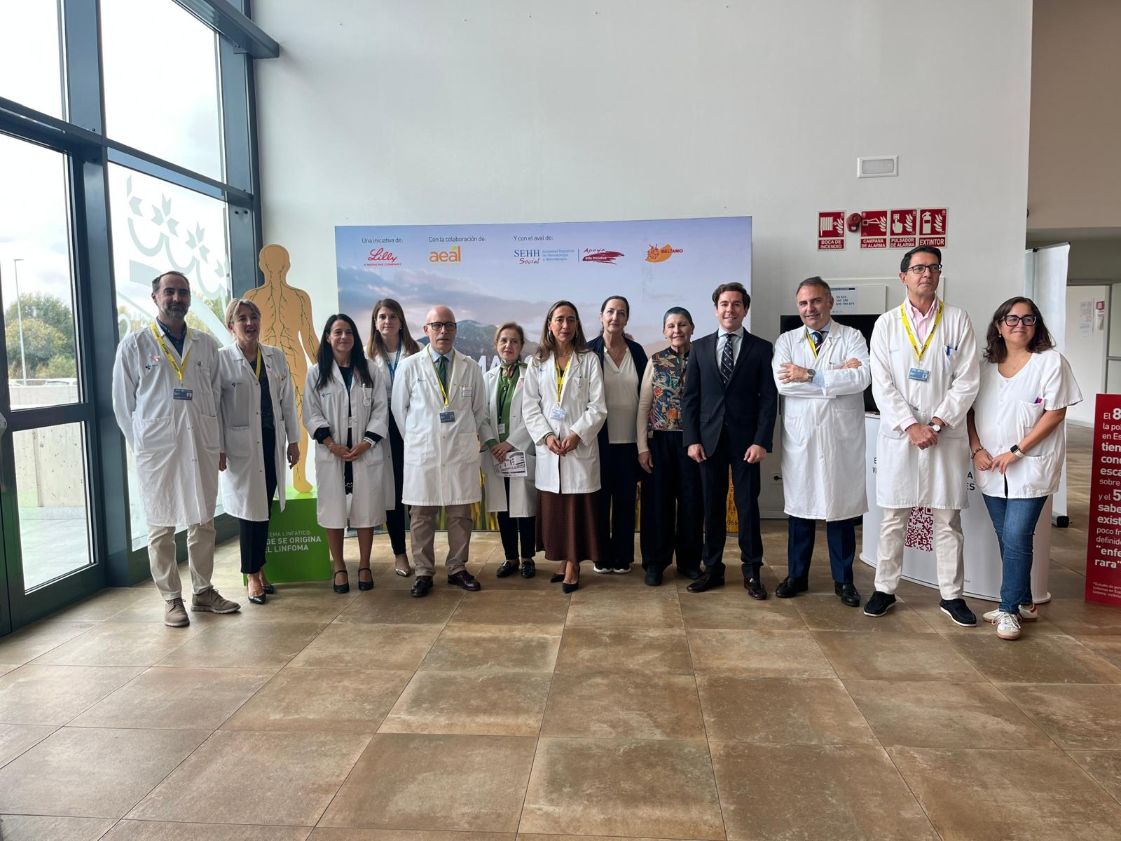 Una campaña en el Hospital de Salamanca busca visibilizar el linfoma y sus variantes raras