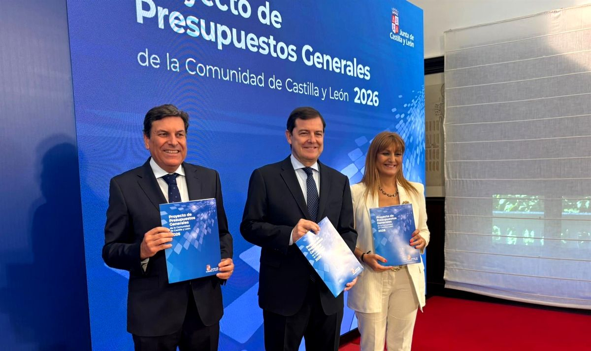 Mañueco presenta un presupuesto récord para Castilla y León en 2026 de 15.715 millones de euros