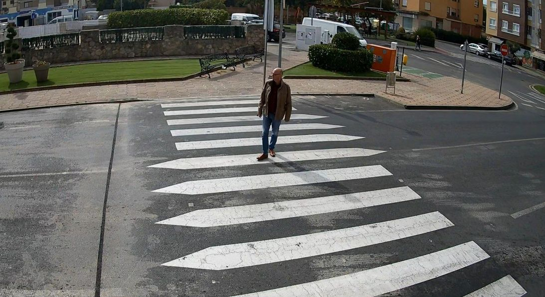 Santa Marta incorpora cuatro pasos de peatones inteligentes en la avenida de Madrid para evitar atropellos