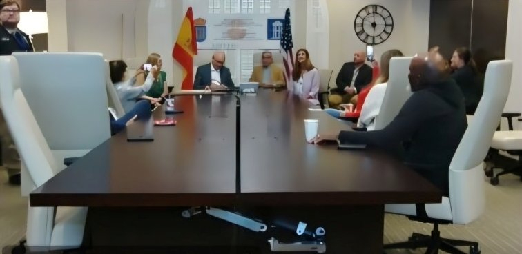 Franklin reafirma su hermanamiento con Ciudad Rodrigo, que podría visitar en otoño de 2026