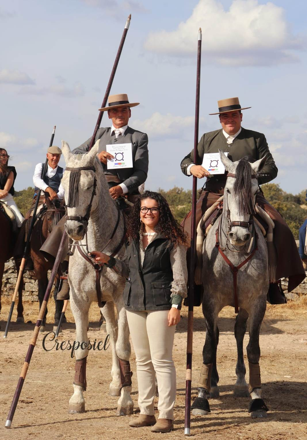 Juan Luis Montero y Carlos Vizcaya se imponen en el Concurso de Faenas y Doma de Campo de Traguntía