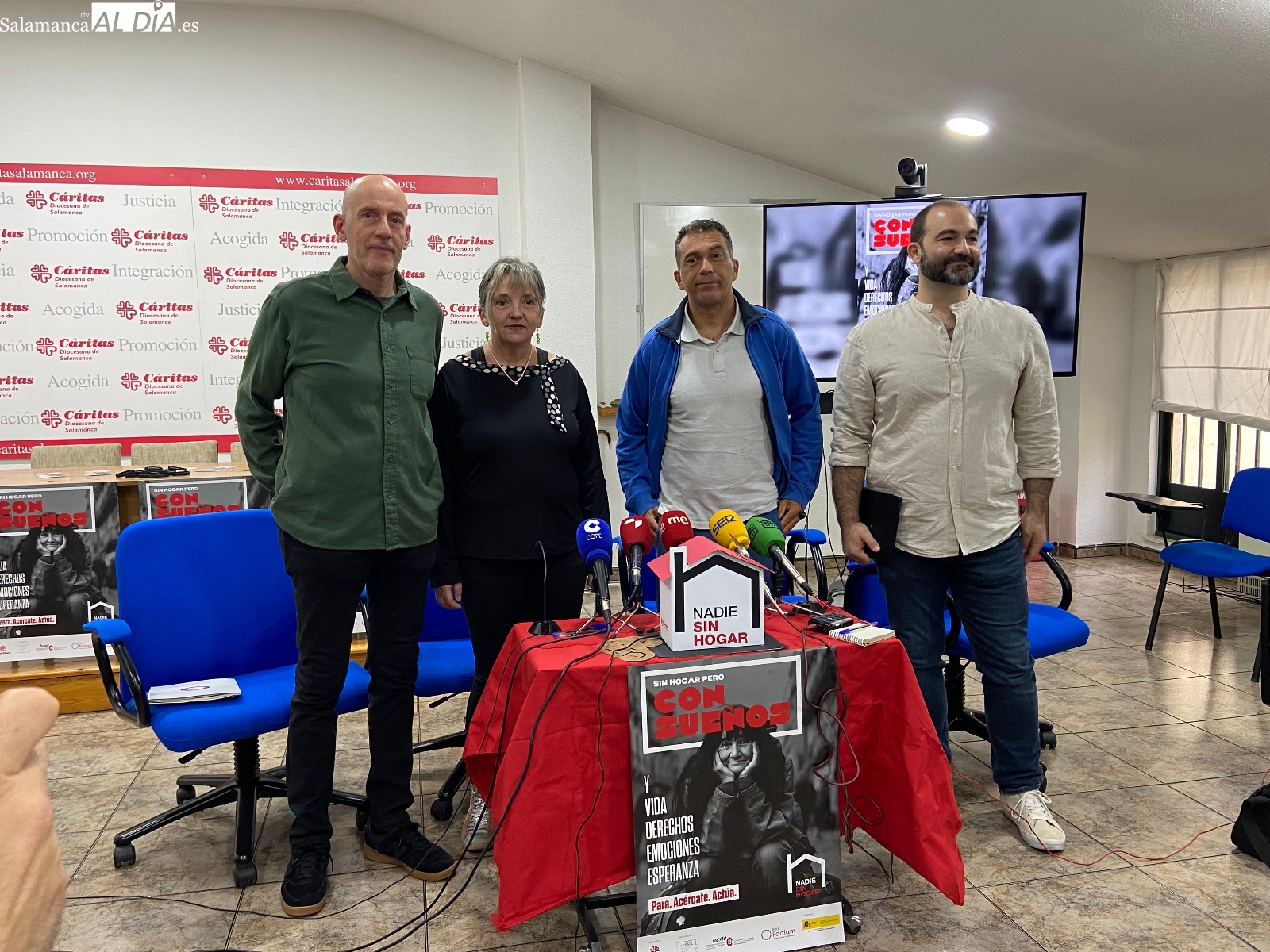 Sin hogar pero con sueños, así es la campaña de Personas Sin Hogar 2025 de Cáritas Salamanca 