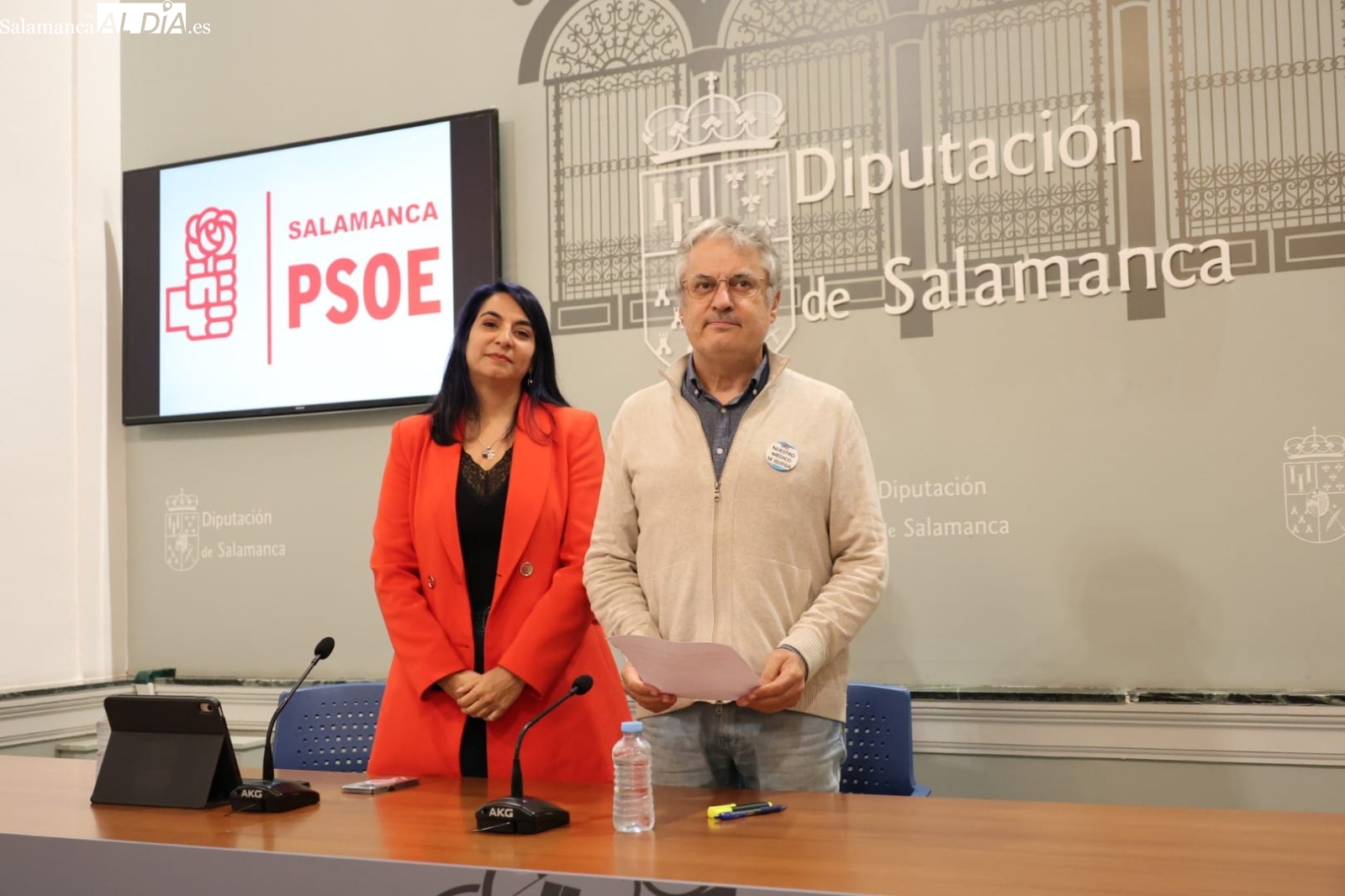 Piden un plan para el saneamiento de agua en los pueblos y la defensa del derecho al aborto en Salamanca 