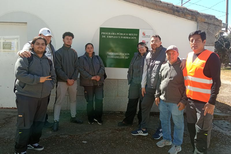 Terradillos impulsa la formación en albañilería con un nuevo proyecto de empleo