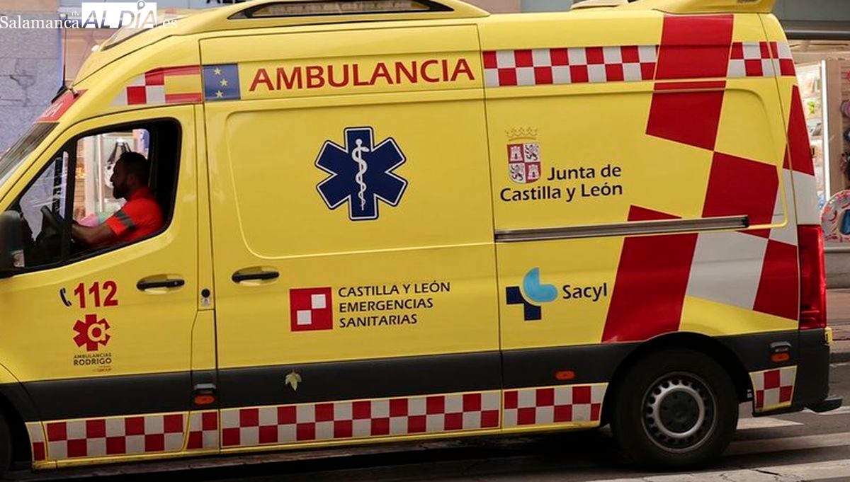Herido un motorista de 30 años tras chocar con una furgoneta en la avenida Río Tormes de Salamanca