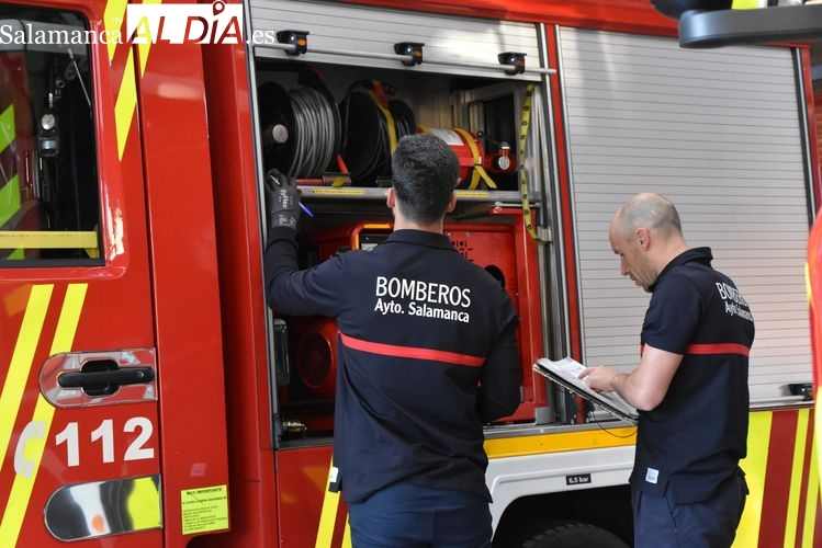Bomberos de España y Portugal se forman en Salamanca sobre rescates en derrumbes