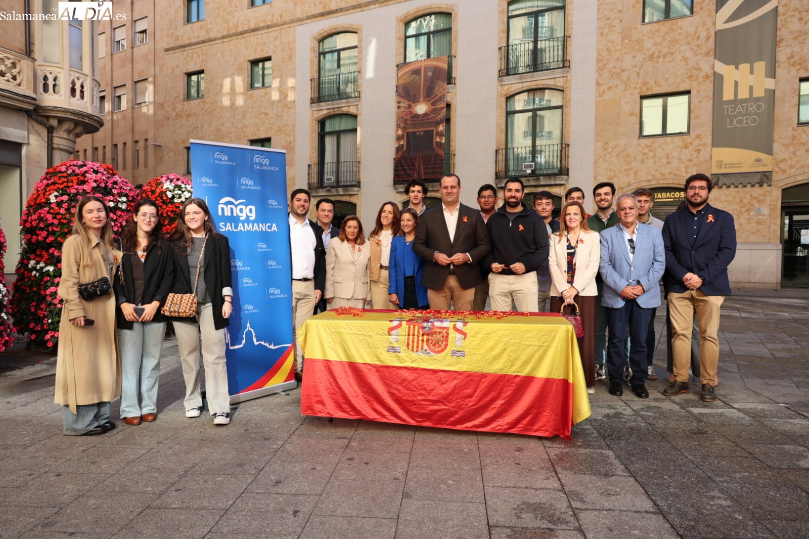 El PP de Salamanca aprovecha el Día de la Fiesta Nacional para lanzar una dura ofensiva contra un Gobierno asesiado por la corrupción