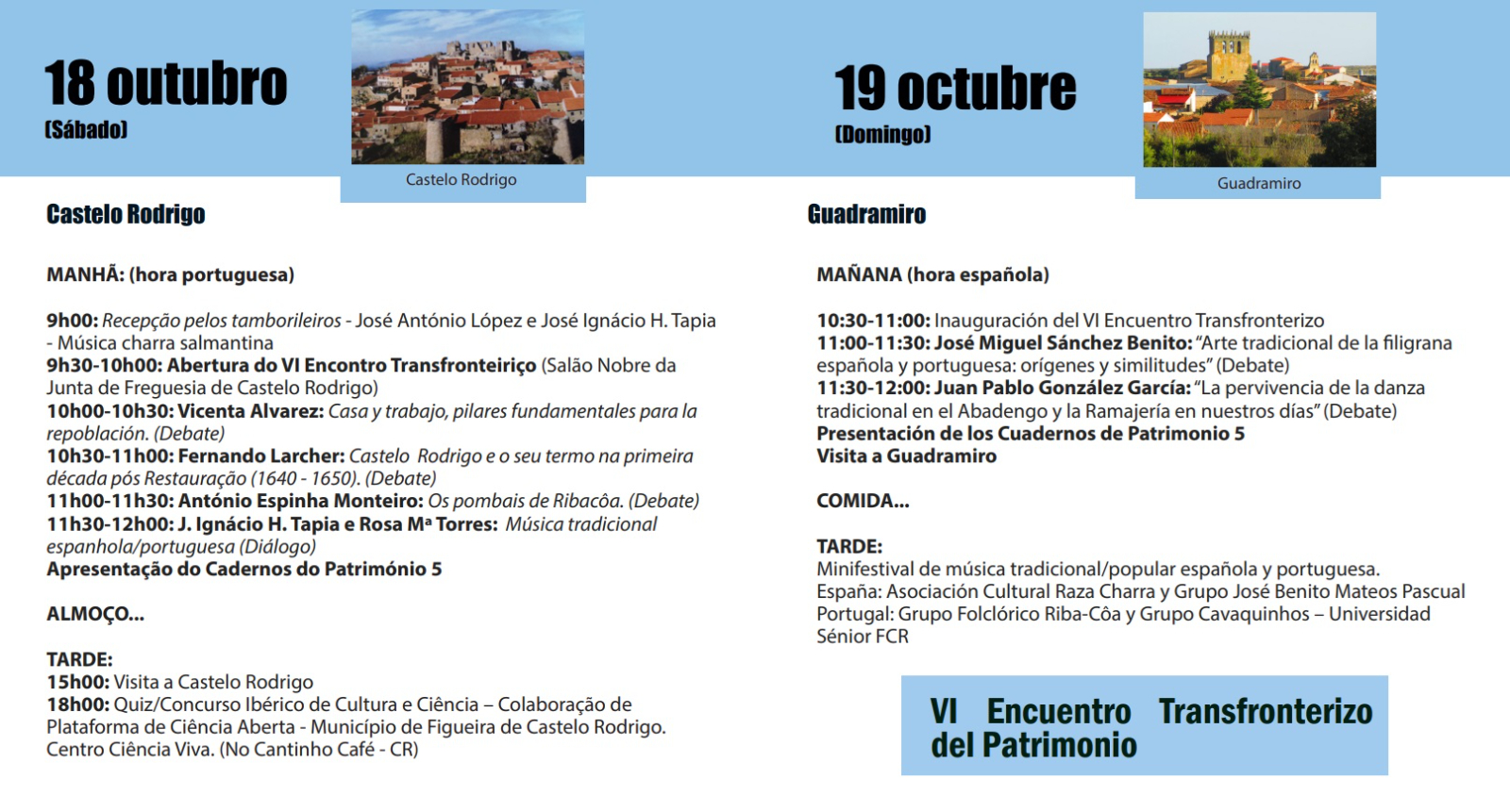 Guadramiro y Castelo Rodrigo se dan la mano y borran la frontera