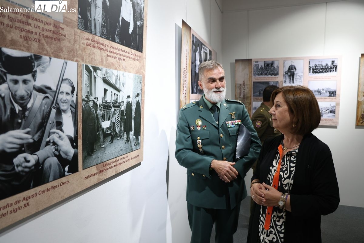 La historia de la Guardia Civil en Salamanca a través de una exposición fotográfica en el Casino