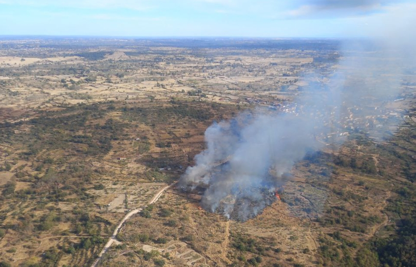 Ismael García, alcalde de Mieza: La rápida intervención de los vecinos y los medios ha evitado que el fuego se extendiera por Las Arribes