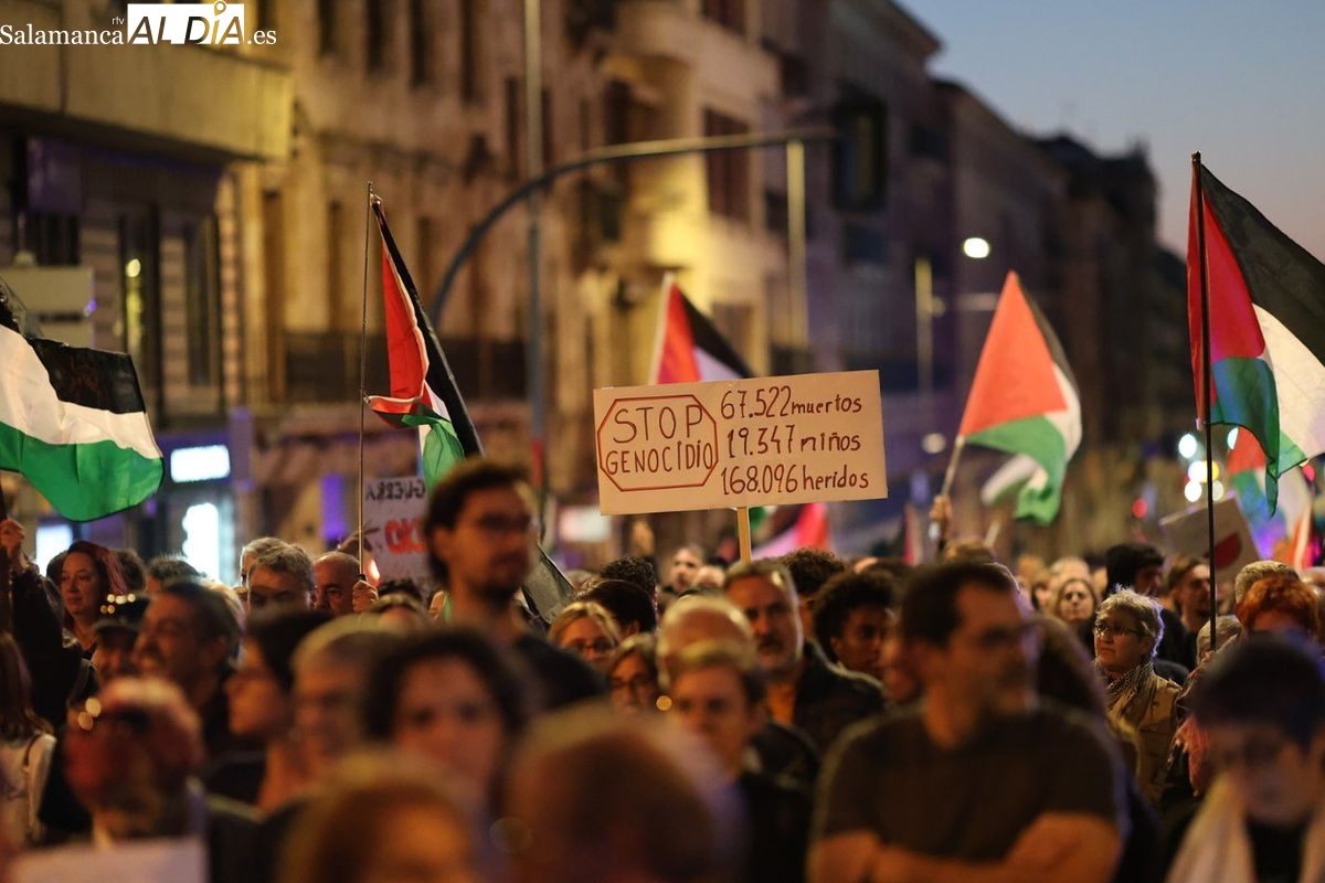 Salamanca se suma a la huelga por Palestina con tres movilizaciones convocadas en la capital