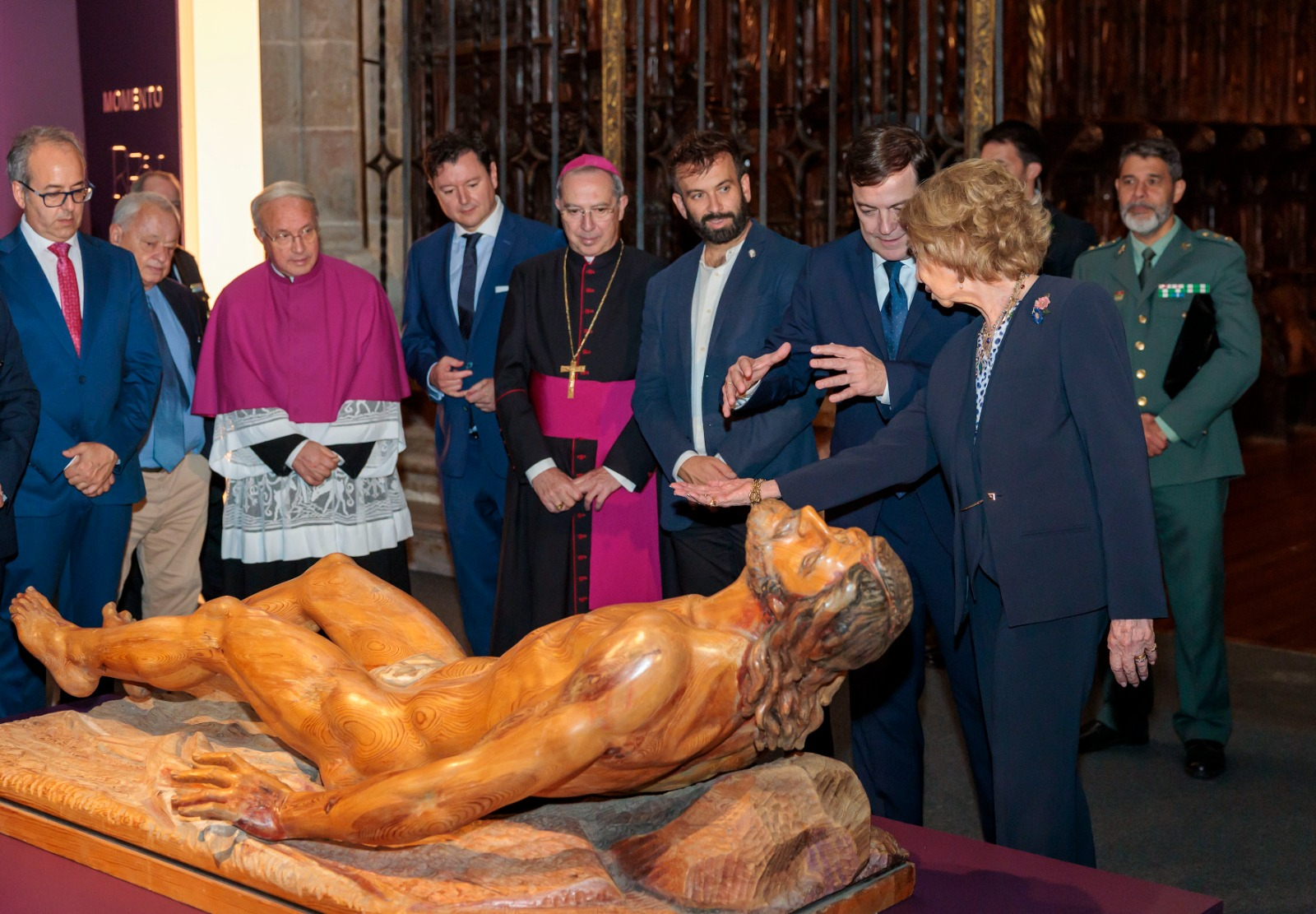 La Reina Sofía visita Las Edades del Hombre en Zamora acompañada por Mañueco (FOTOS)
