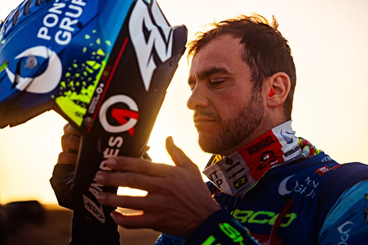 El polvo y las dunas frenan a Santolino en la segunda etapa en Marruecos