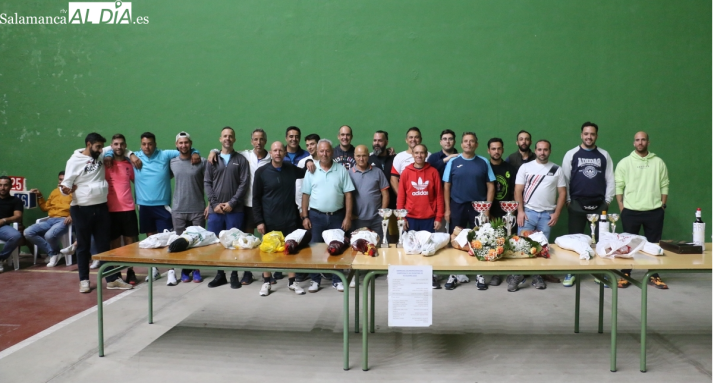 Jony y Alex destronan a los bicampeones en un emocionante XIV Campeonato de Frontenis de Vitigudino