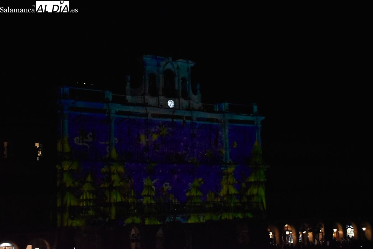 VÍDEO del cuento de Navidad salmantino que se proyecta en la Plaza Mayor de Salamanca