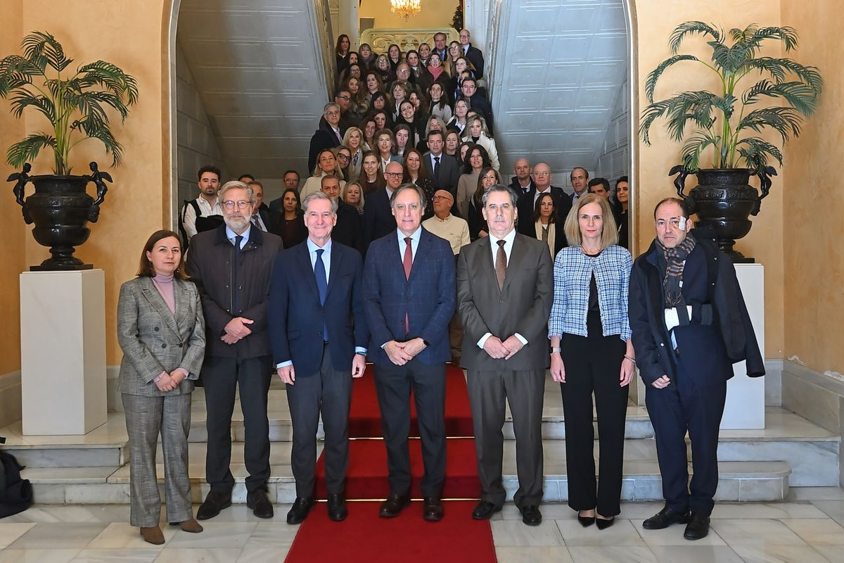 Carbayo destaca la labor de los fiscales de Cooperación Internacional en un encuentro en el consistorio