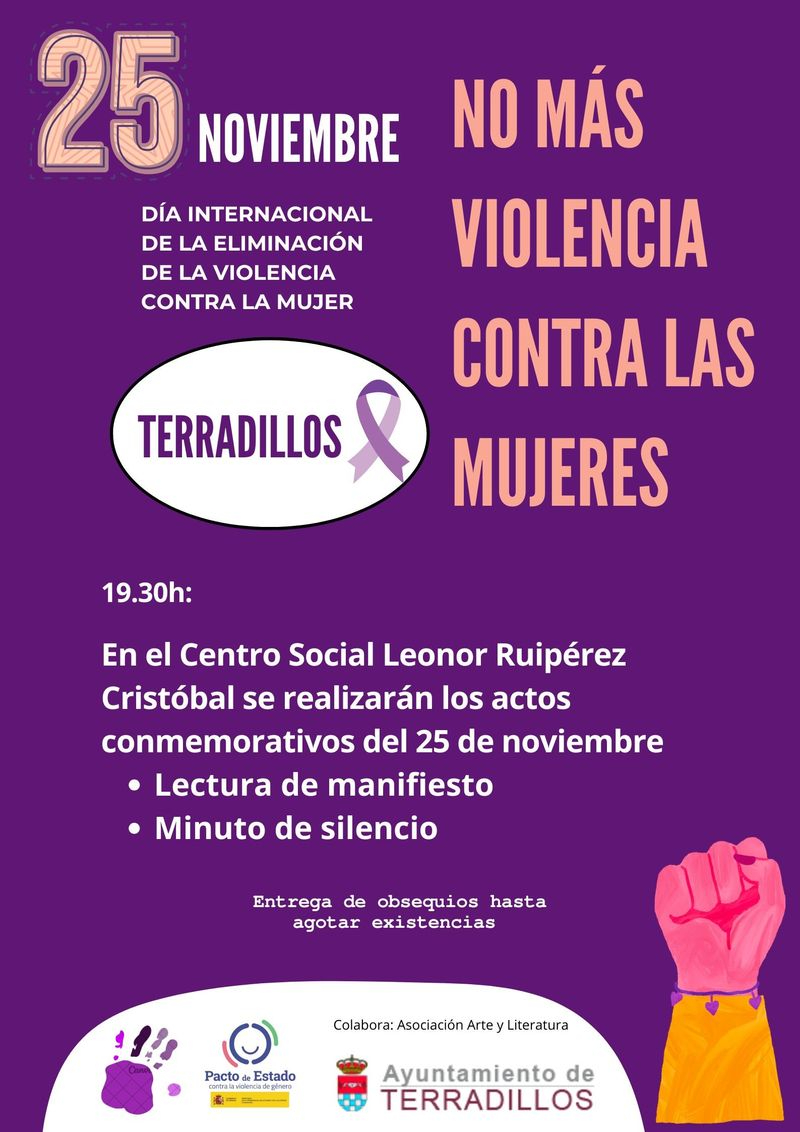 Terradillos se moviliza contra la violencia de género con cinco días de actos para todos