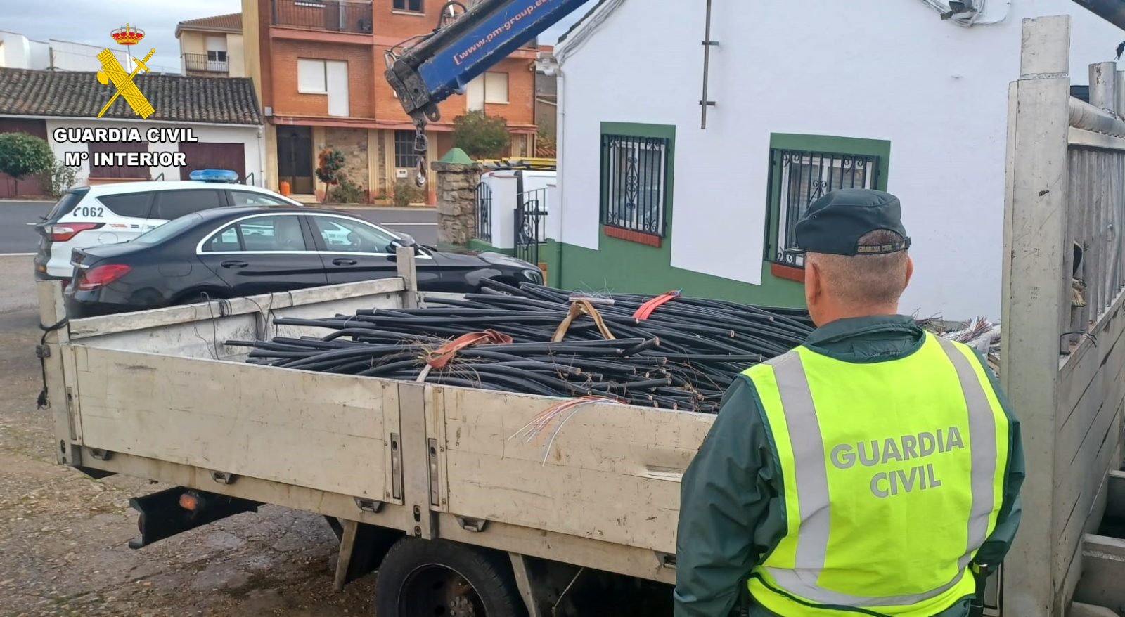 Detenidos dos hombres en Tamames por el robo de más de 1.000 kilos de cobre