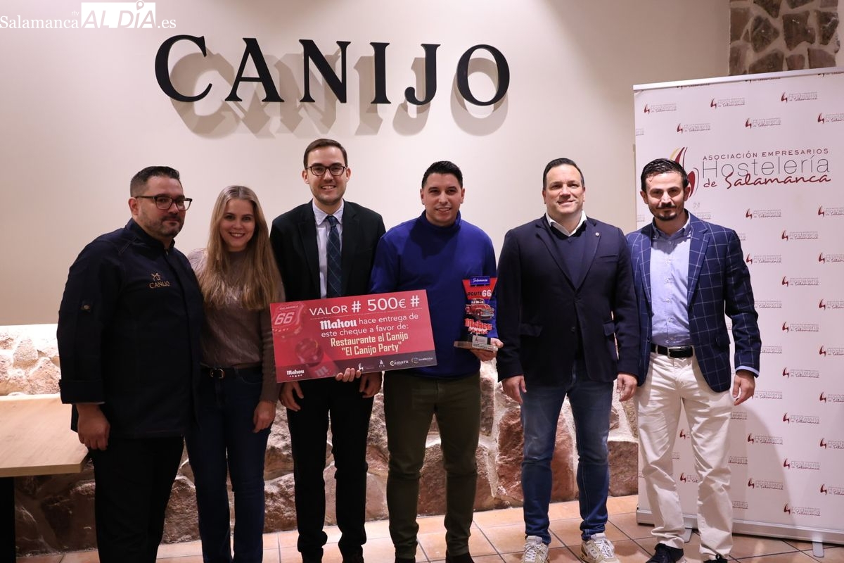 Canijo Party recibe el premio a la mejor tapa de la Ruta 66