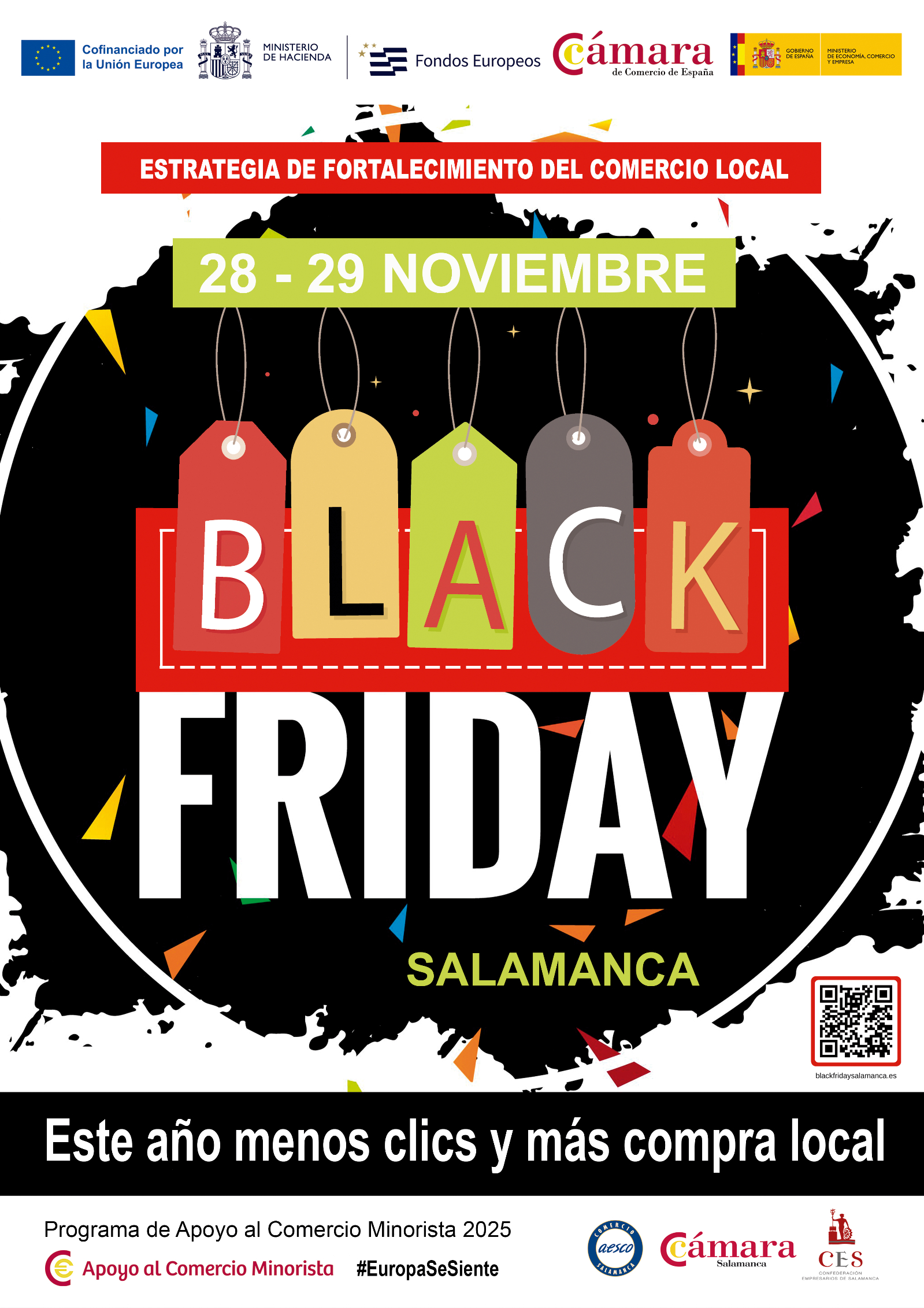 El comercio local de Salamanca planta cara al Black Friday online con descuentos de hasta el 60 %