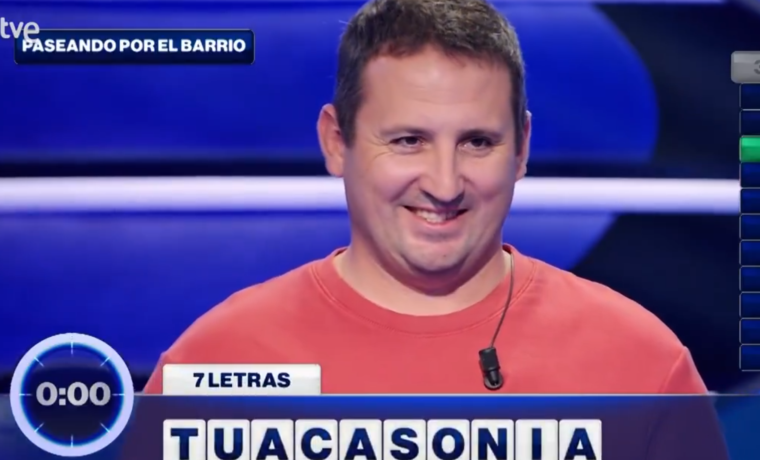 David, un vecino de Aldeatejada suma 2.500 euros en el programa Cifras y Letras y sigue en el concurso