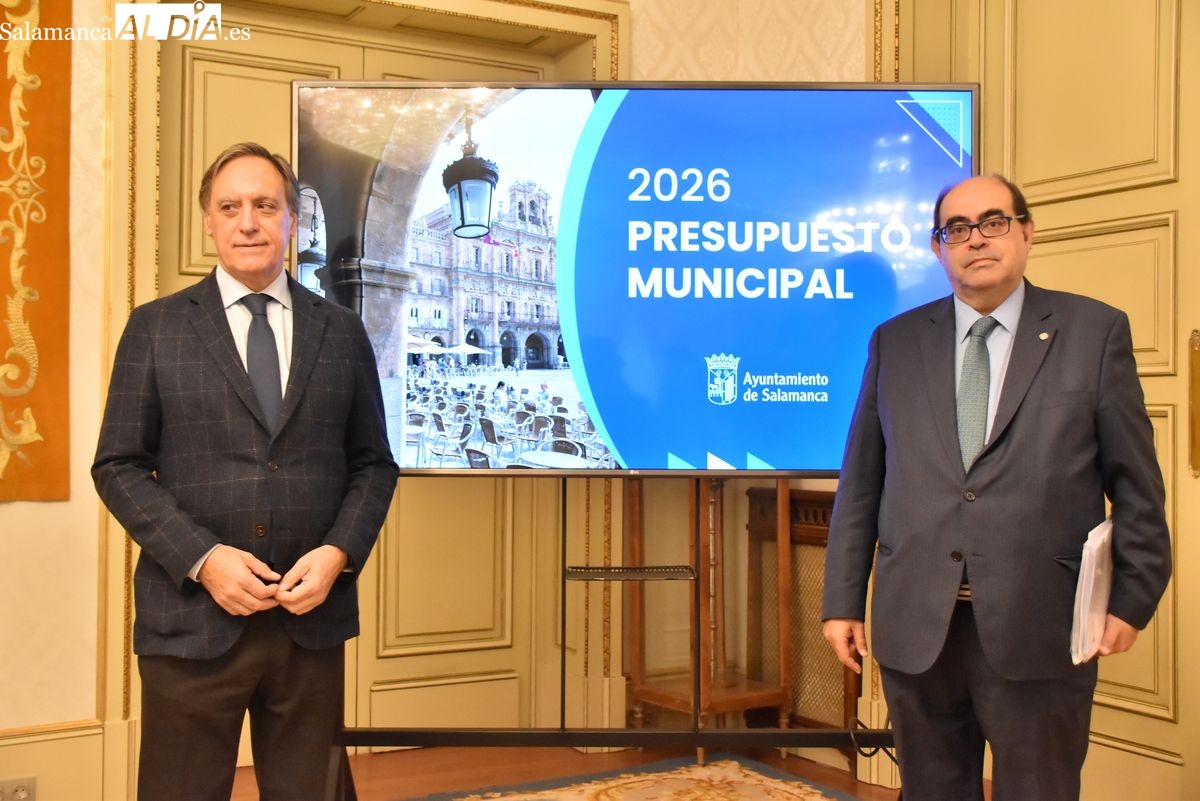 Las inversiones del Ayuntamiento de Salamanca crecen un 18 % y el presupuesto supera los 210 millones para 2026