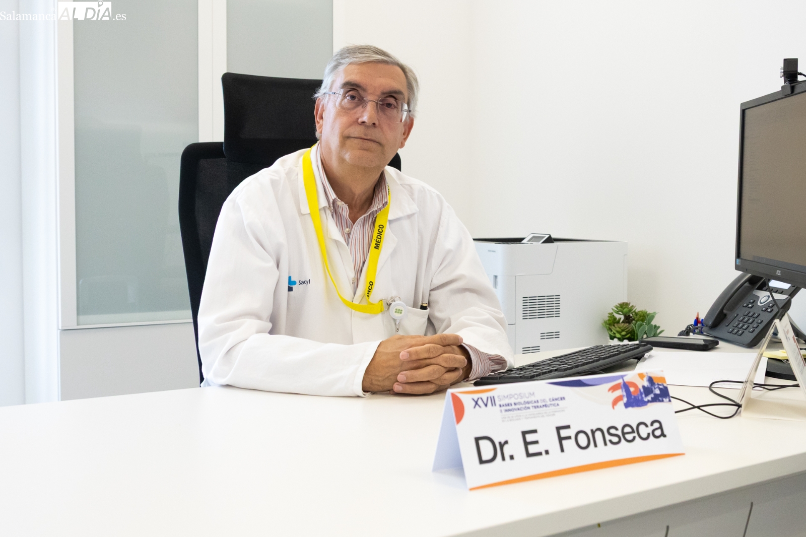 El doctor Emilio Fonseca analiza los retos del cáncer: Las células tumorales son muy listas. Es vital aumentar la participación en los cribados de cáncer en Salamanca