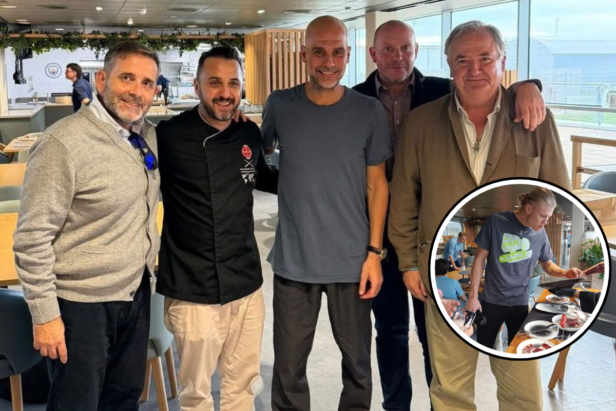 El jamón ibérico de Salamanca conquista a Haaland y al resto de estrellas del Manchester City