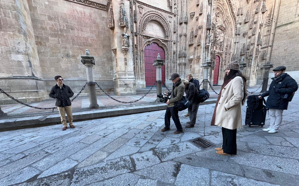 Salamanca se convierte en plató de rodaje para una docuserie norteamericana sobre belleza y espiritualidad