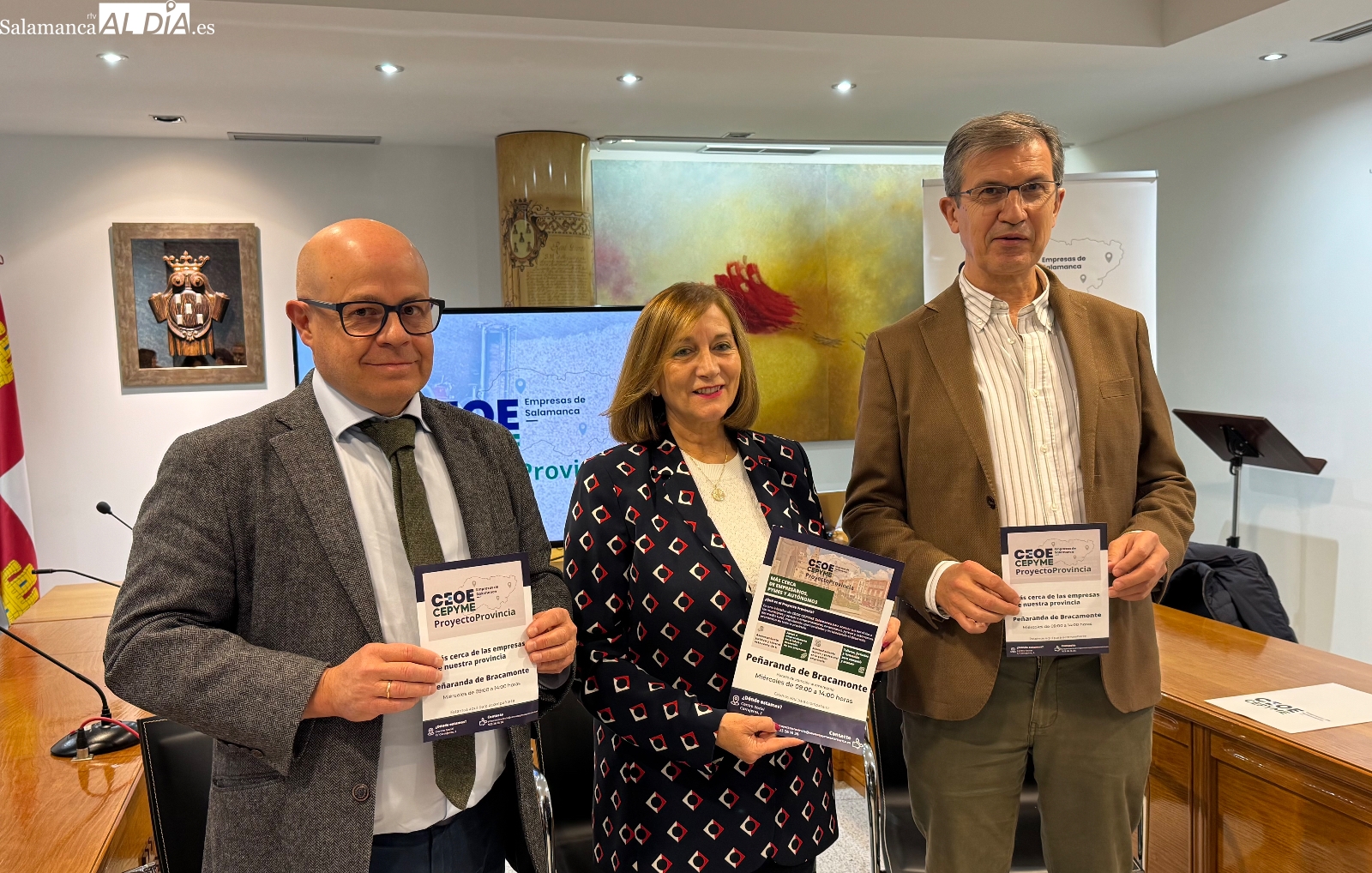 Nueva oficina de asesoramiento y formación empresarial gratuita: Peñaranda se suma al Proyecto Provincia de CEOE-CEPYME Salamanca