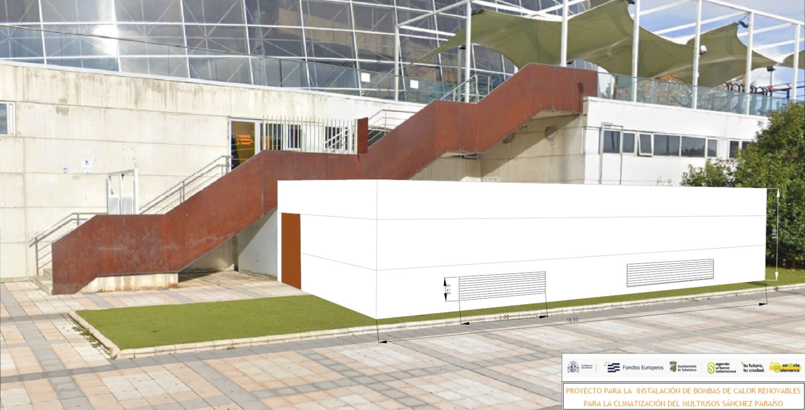 El Multiusos Sánchez Paraíso tendrá mejor climatización con una inversión de casi un millón de euros