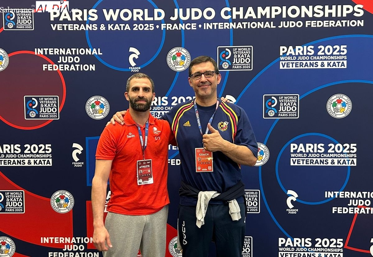 El salmantino Israel Contador se cuela en el top 10 del Mundial de Judo de Veteranos 